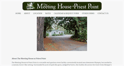 Desktop Screenshot of meetinghouseatpriestpoint.com