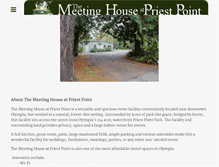 Tablet Screenshot of meetinghouseatpriestpoint.com